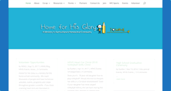 Desktop Screenshot of homeforhisglory.com